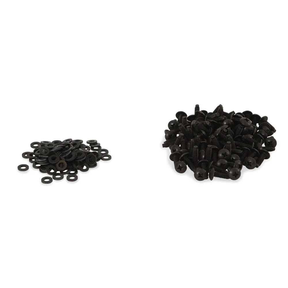 0100-1-012-01 10-32 Rack Screws w/ Washers - 100 Pack