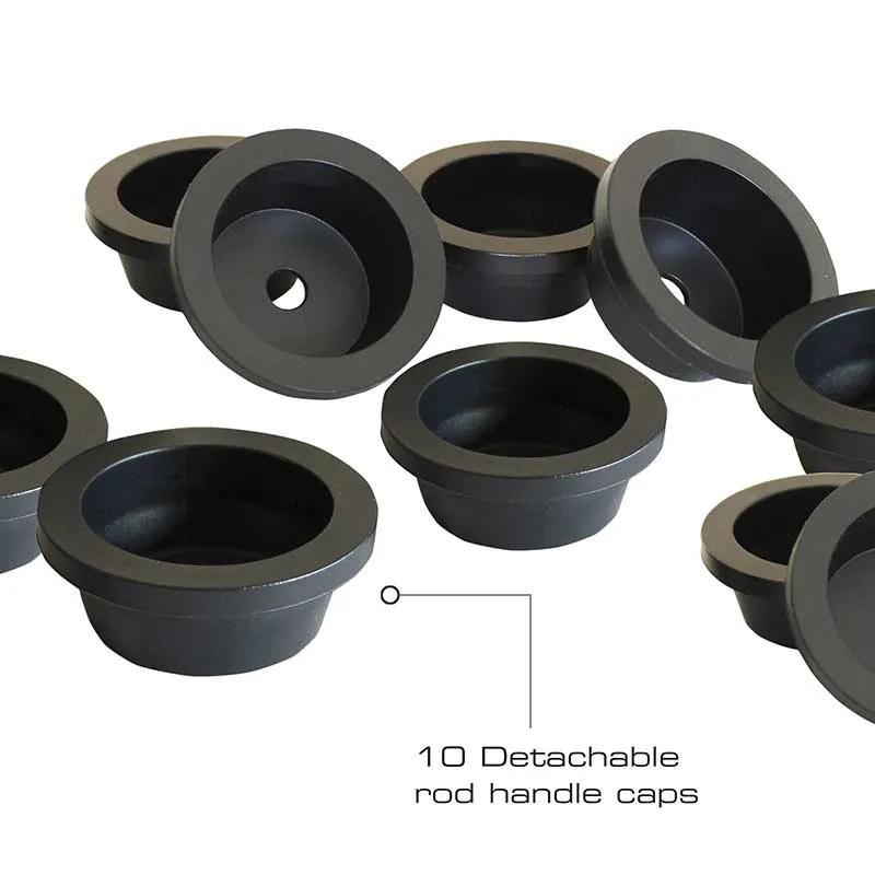 10 Rod - Wall or Ceiling Rod Rack