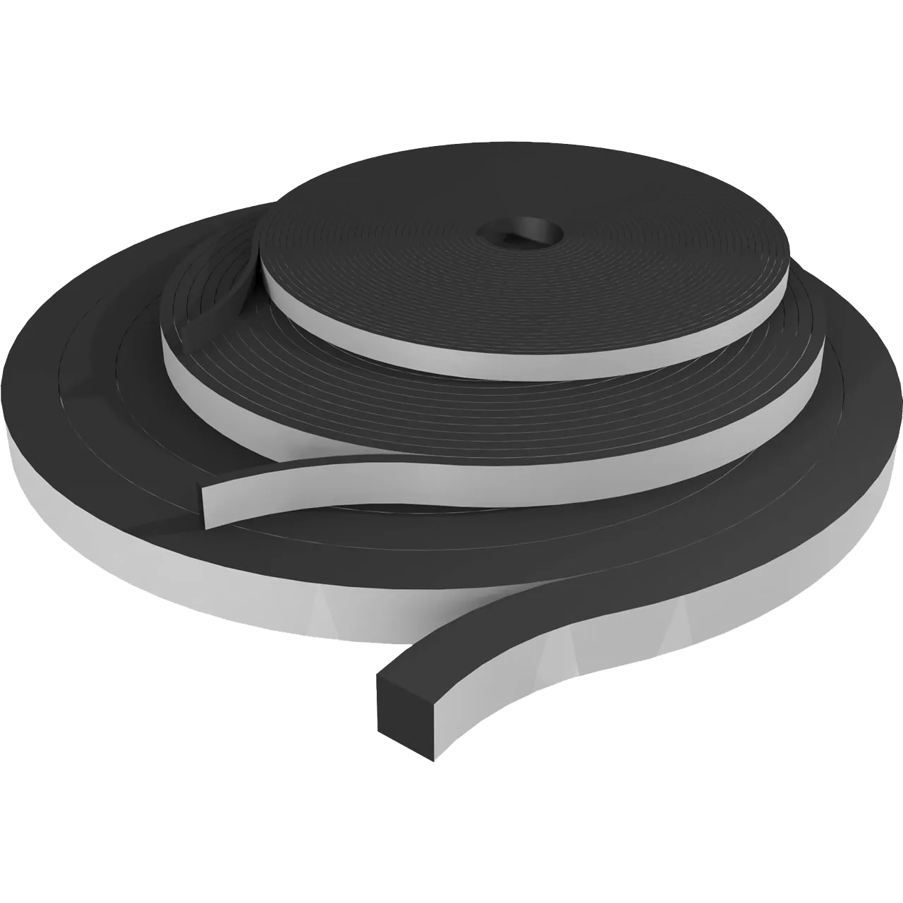 1/8" x 1-1/2" x 50' Neoprene Gasket with PSA