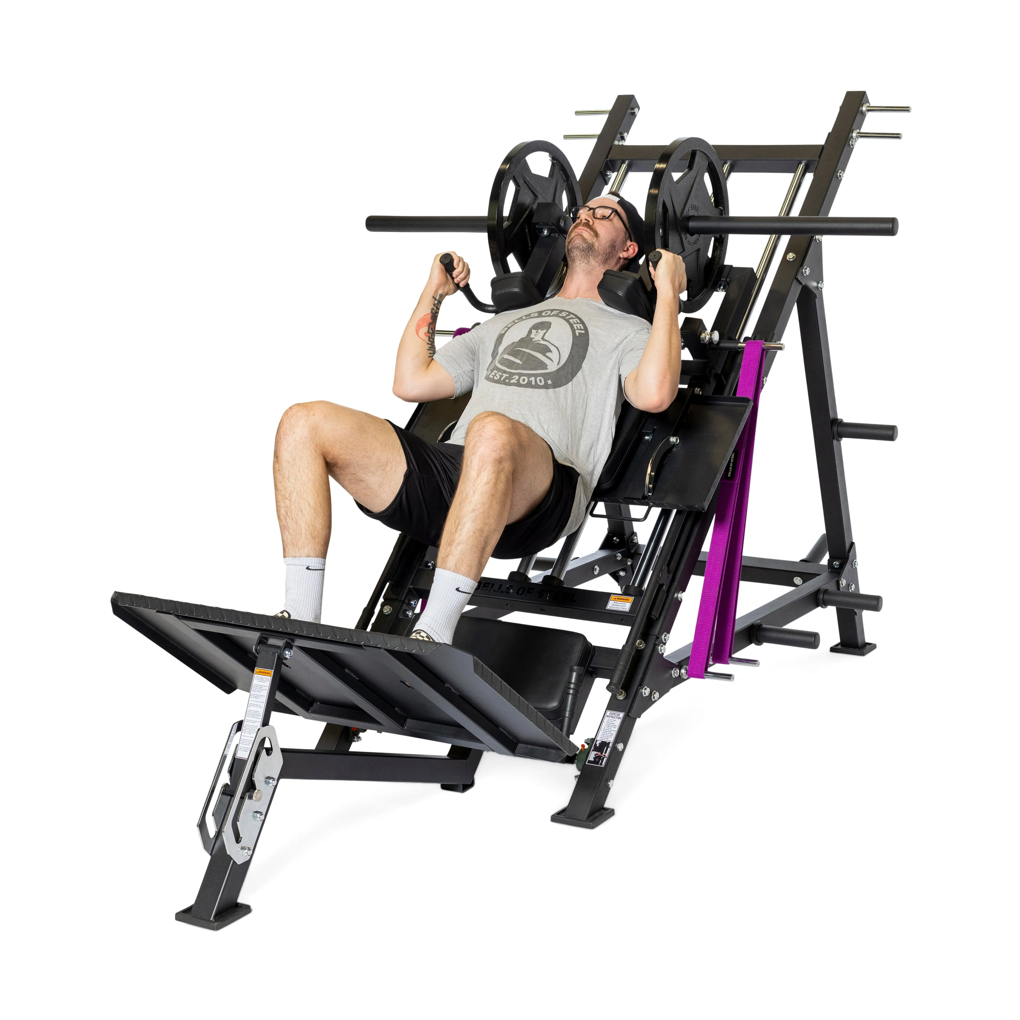 2-in-1 Iso Leg Press & Hack Squat Machine / The Juggernaut