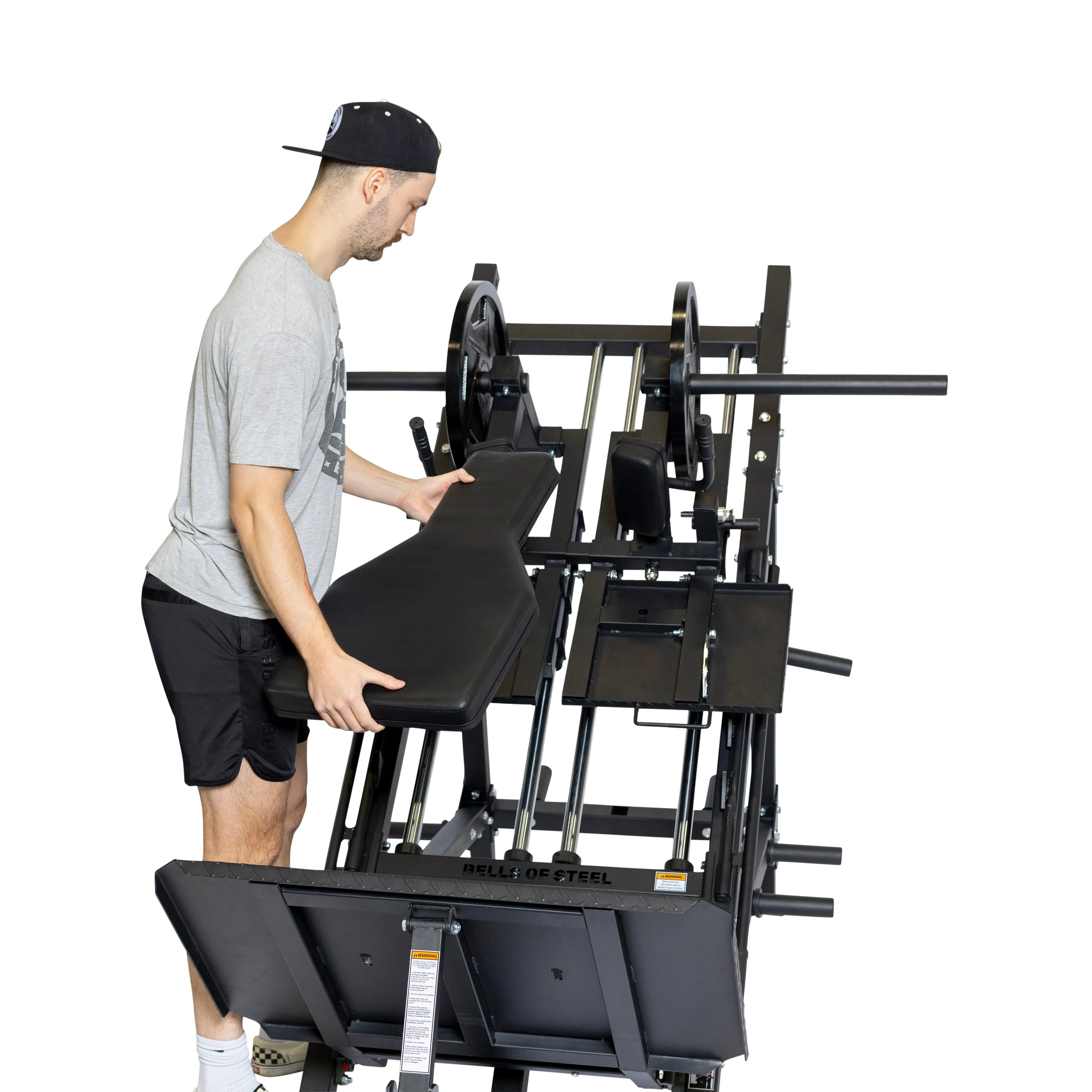 2-in-1 Iso Leg Press & Hack Squat Machine / The Juggernaut