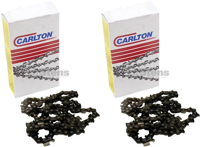 2 Pack Stens 090-372 Chain Pre-Cut Loop 72 DL 3/8" .050 S-Chisel Standard