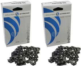 2 Pack Stens 094-5557 Chain Pre-Cut Loop 55 DL 3/8" LP .043 S-Chisel
