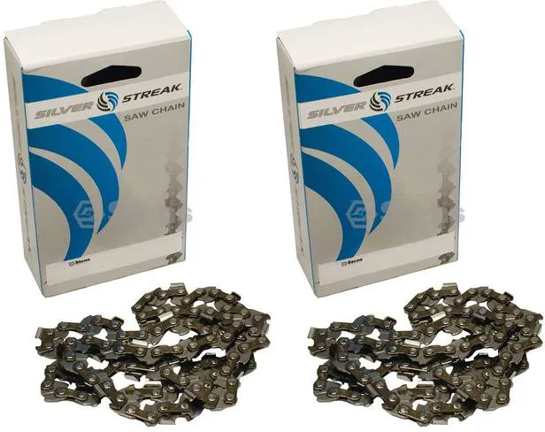 2 Pack Stens 095-3507 Chain Pre-Cut Loop 50 DL 3/8" LP .050 S-Chis Reduced Ki