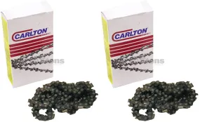 2 Pack Stens 096-567 Chain Pre-Cut Loop 67 DL .325" .063 S-Chisel Standard