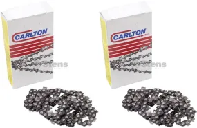 2 Pack Stens 099-381 Chain Pre-Cut Loop 81 DL .325" .050 Chisel Standard