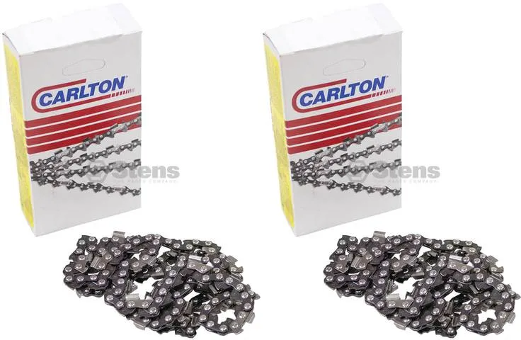 2 Pack Stens 099-381 Chain Pre-Cut Loop 81 DL .325" .050 Chisel Standard