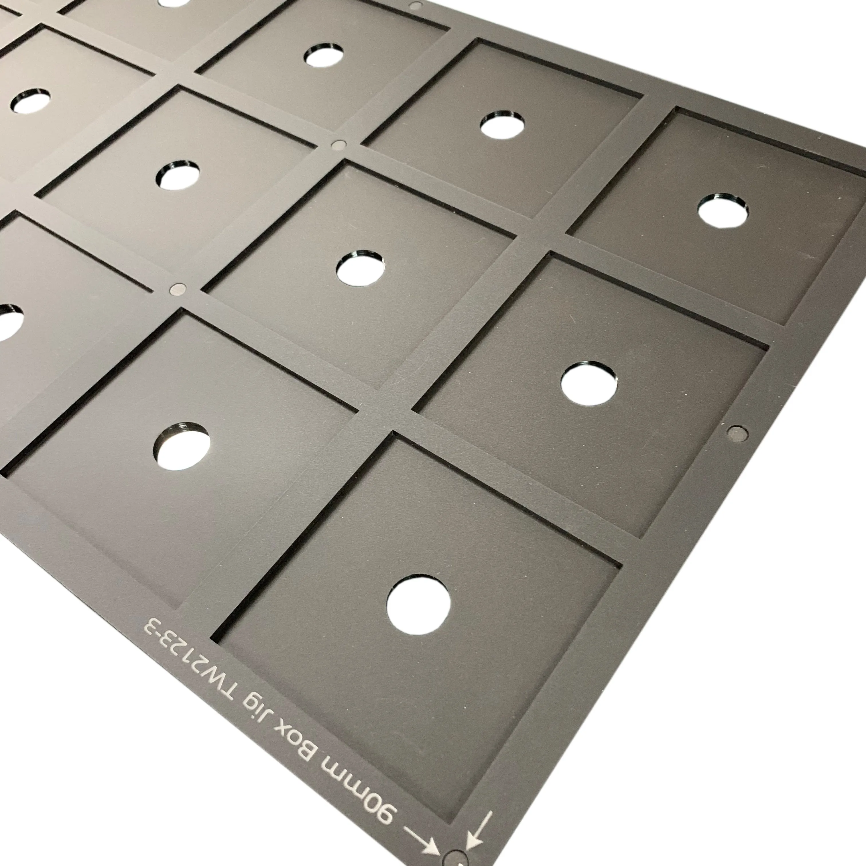 90mm / 9cm Square Box Jig for Mimaki UJF-7151 Flatbed Printer (xx Spaces)