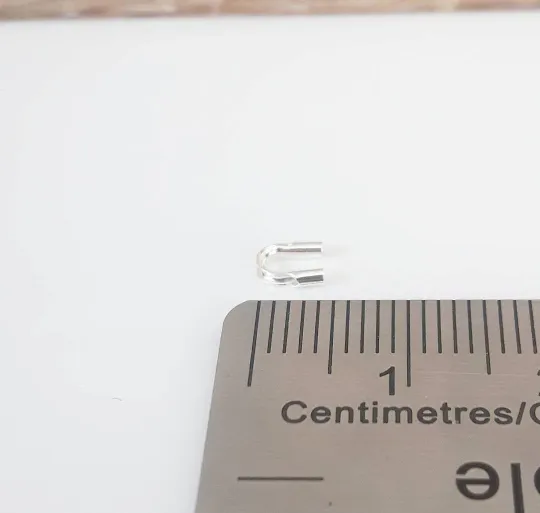.925 Sterling Silver Cable Thimble Wire Guide / 20 Pieces