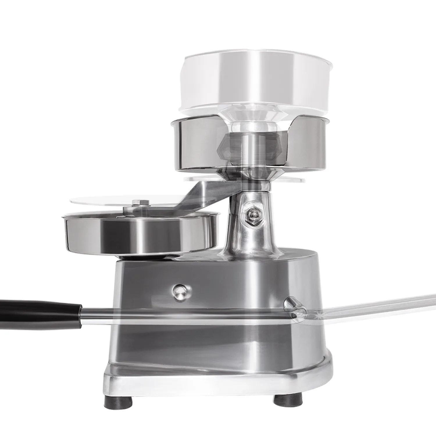 A-A100 Burger Press | Hamburger Patty Maker | Commercial Meat Forming Tool | Stainless Steel | 4” Diameter