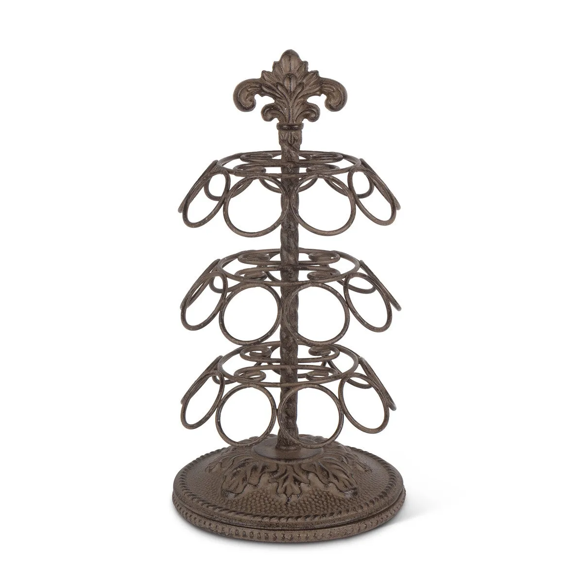 Acanthus Cast Aluminum Spinning Coffee Pod Holder