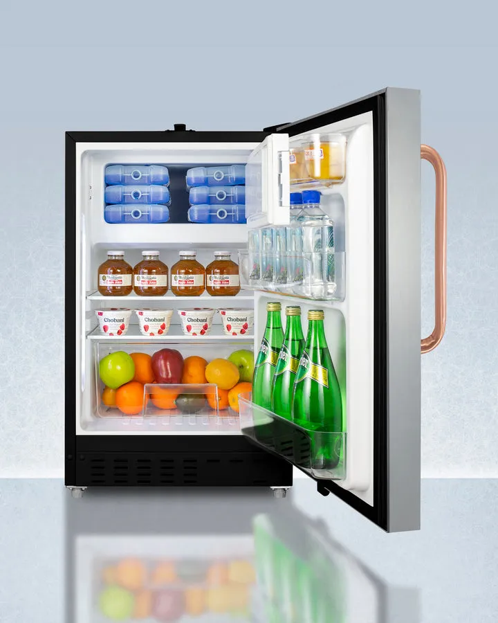 Accucold 20" Wide Built-in Refrigerator-Freezer ADA Compliant - ADA302BRFZSSTBC