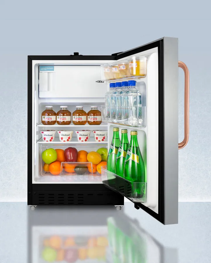 Accucold 20" Wide Built-in Refrigerator-Freezer ADA Compliant - ADA302BRFZSSTBC