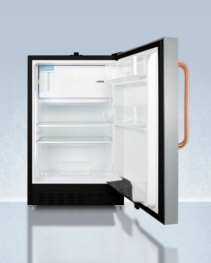 Accucold 20" Wide Built-in Refrigerator-Freezer ADA Compliant - ADA302BRFZSSTBC