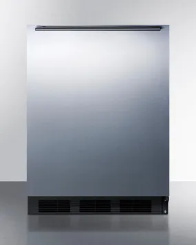 Accucold 24" Wide All-Refrigerator with Horizontal Handle - FF7BKSSHH