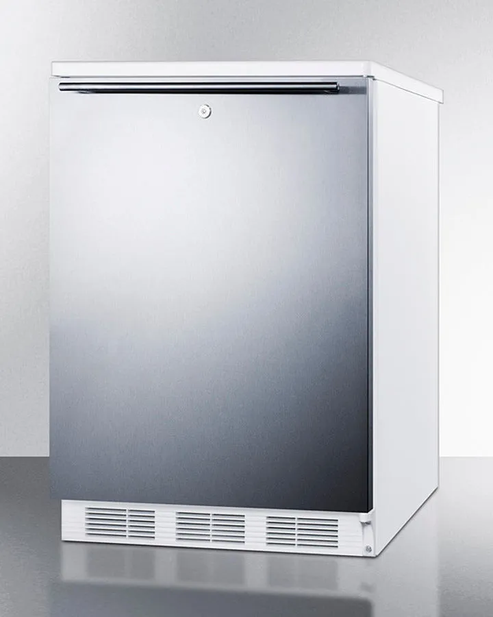 Accucold 24" Wide All-Refrigerator with Horizontal Handle - FF7LWSSHH
