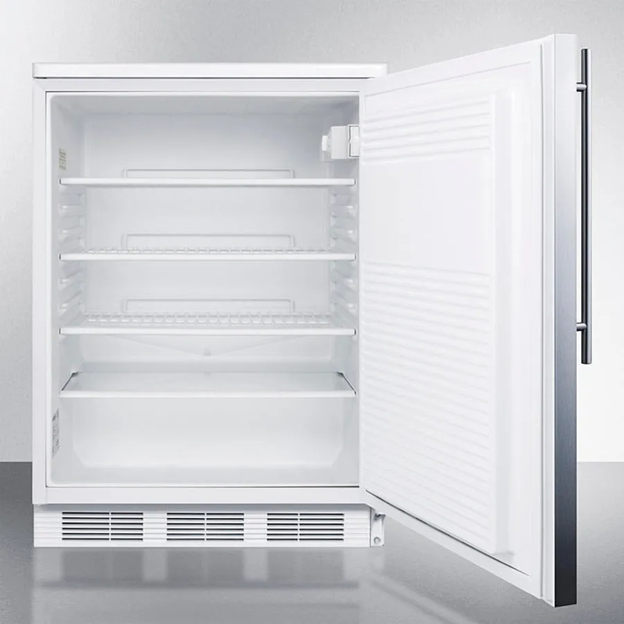 Accucold 24" Wide All-Refrigerator with Thin Handle - FF7LWSSHV