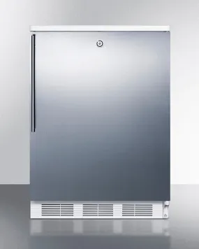 Accucold 24" Wide All-Refrigerator with Thin Handle - FF7LWSSHV