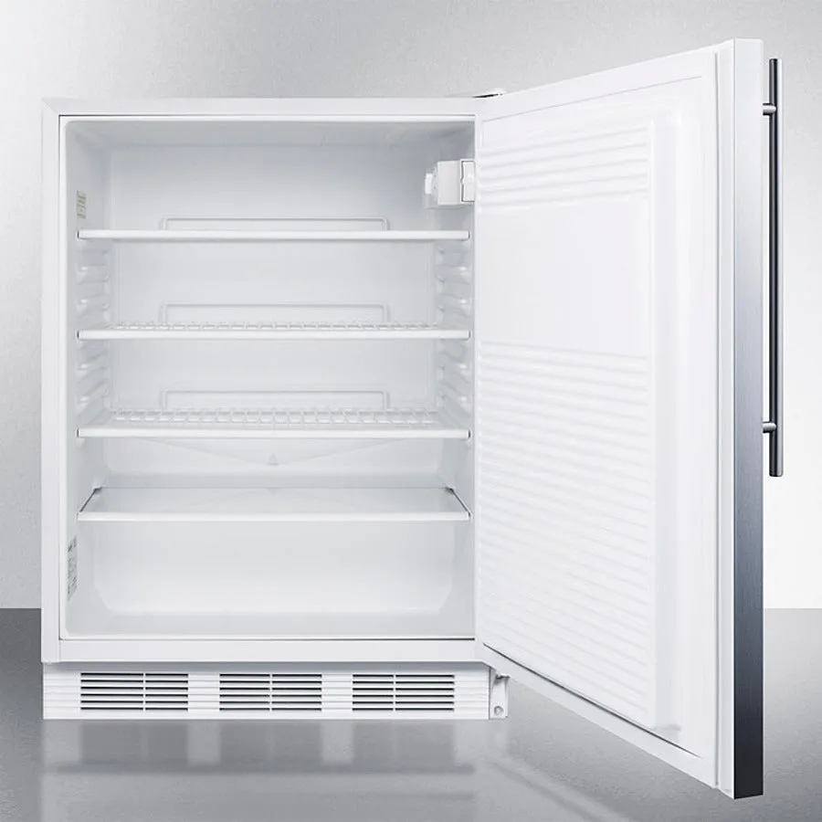 Accucold 24" Wide All-Refrigerator with Thin Handle - FF7WSSHV