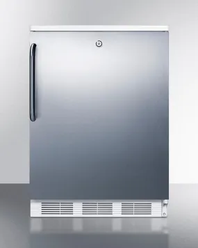 Accucold 24" Wide All-Refrigerator with Towel Bar Handle - FF7LWSSTB