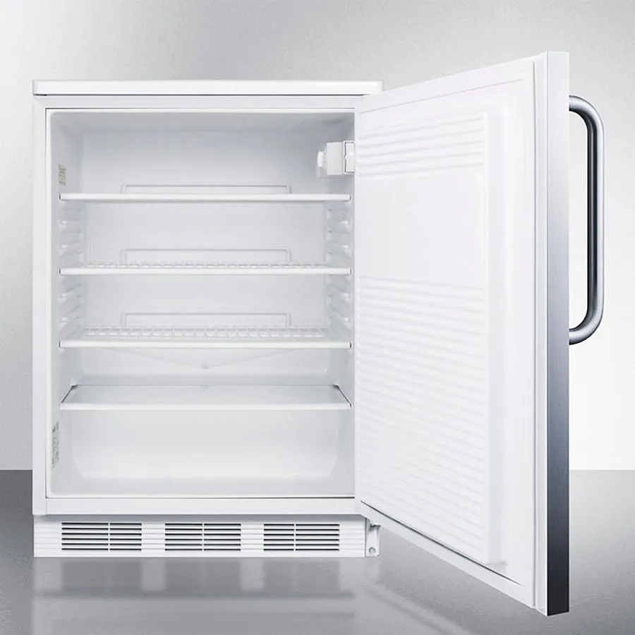 Accucold 24" Wide All-Refrigerator with Towel Bar Handle - FF7LWSSTB
