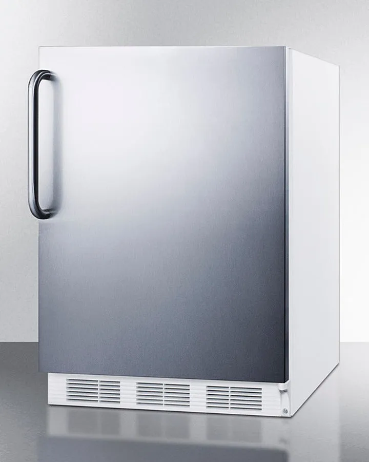 Accucold 24" Wide All-Refrigerator with Towel Bar Handle - FF7WSSTB