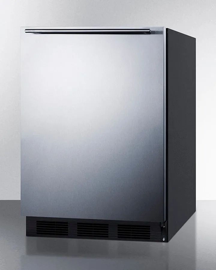 Accucold 24" Wide Built-In All-Refrigerator ADA Compliant - AL752BKBISSHH