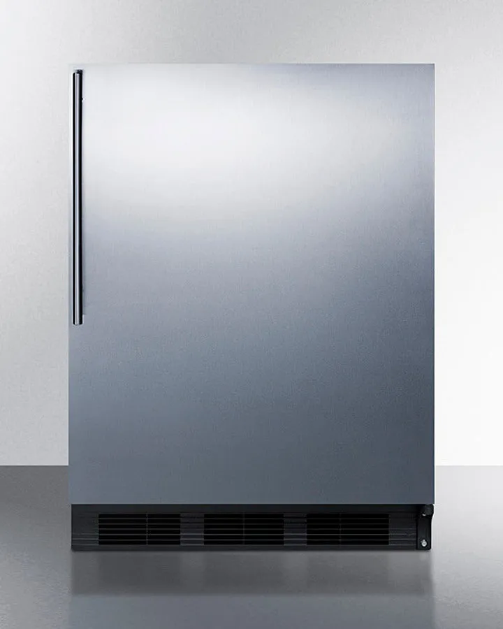Accucold 24" Wide Built-In All-Refrigerator ADA Compliant - AL752BKBISSHV