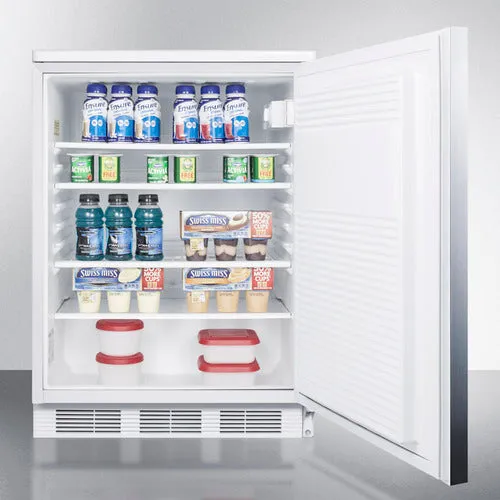 Accucold 24" Wide Built-In All-Refrigerator - FF7LWBISSHH