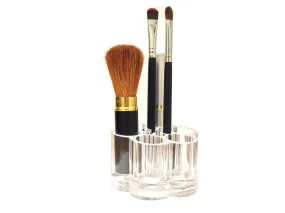 Acrylic Flower Shaped Lipstick and Brush Organizer