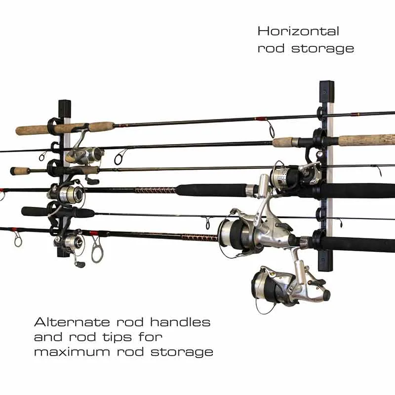 ALL WEATHER 6 ROD WALL OR CEILING ROD RACK