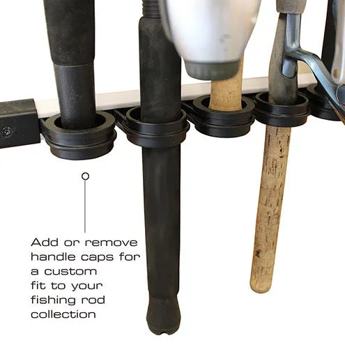 ALL WEATHER 6 ROD WALL OR CEILING ROD RACK