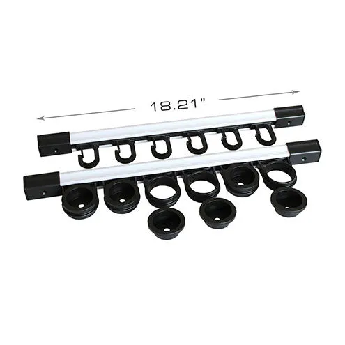 ALL WEATHER 6 ROD WALL OR CEILING ROD RACK