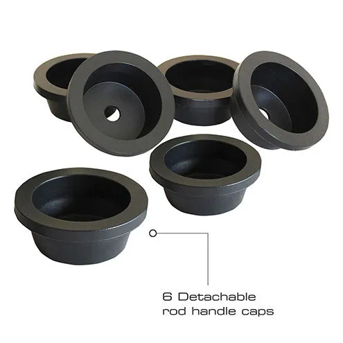 ALL WEATHER 6 ROD WALL OR CEILING ROD RACK