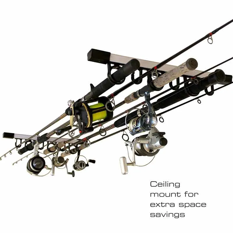 ALL WEATHER 6 ROD WALL OR CEILING ROD RACK
