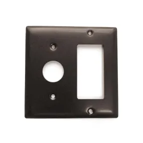 Amba AJ-DGP-O Double Gang Plate in Oil Rubbed Bronze