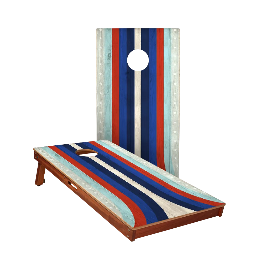 American Moto Curved Sig Pro Cornhole Boards