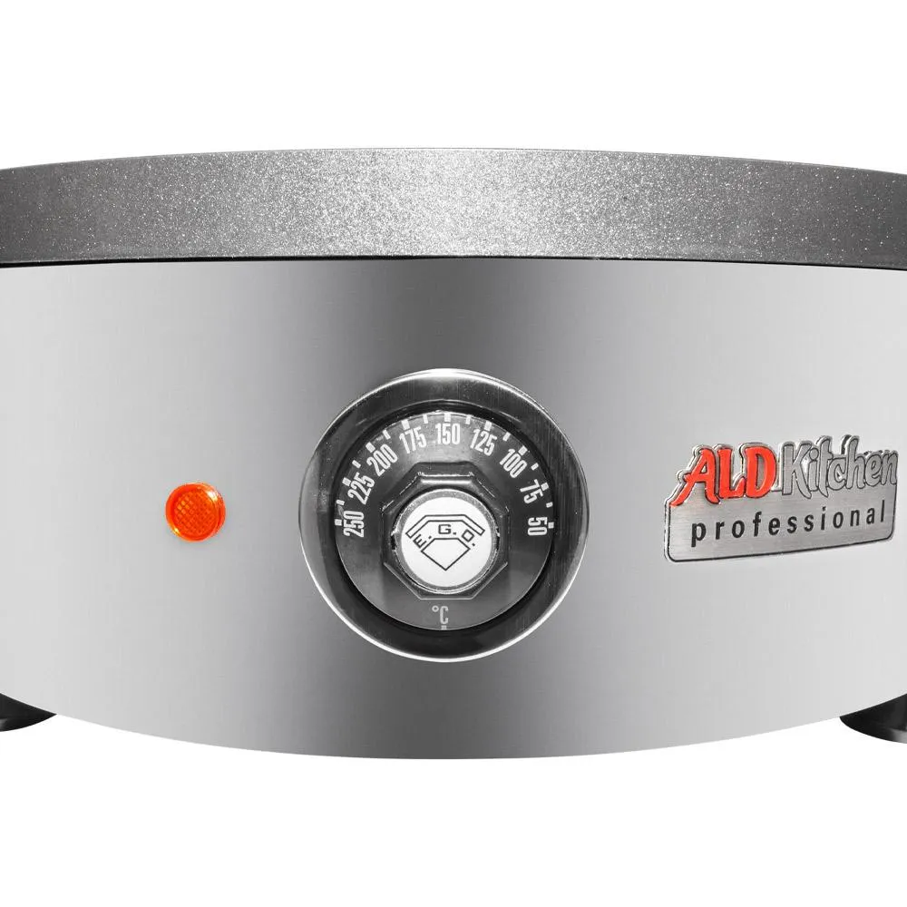 AP-541 Mini Dutch Pancake Maker | Round Electric Poffertjes Pan | Stainless Steel | 50  Round-Shape Dutch Pancakes