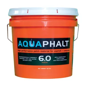 Aquaphalt 6.0 Black Water-Based Asphalt and Concrete Patch 3.5 gal