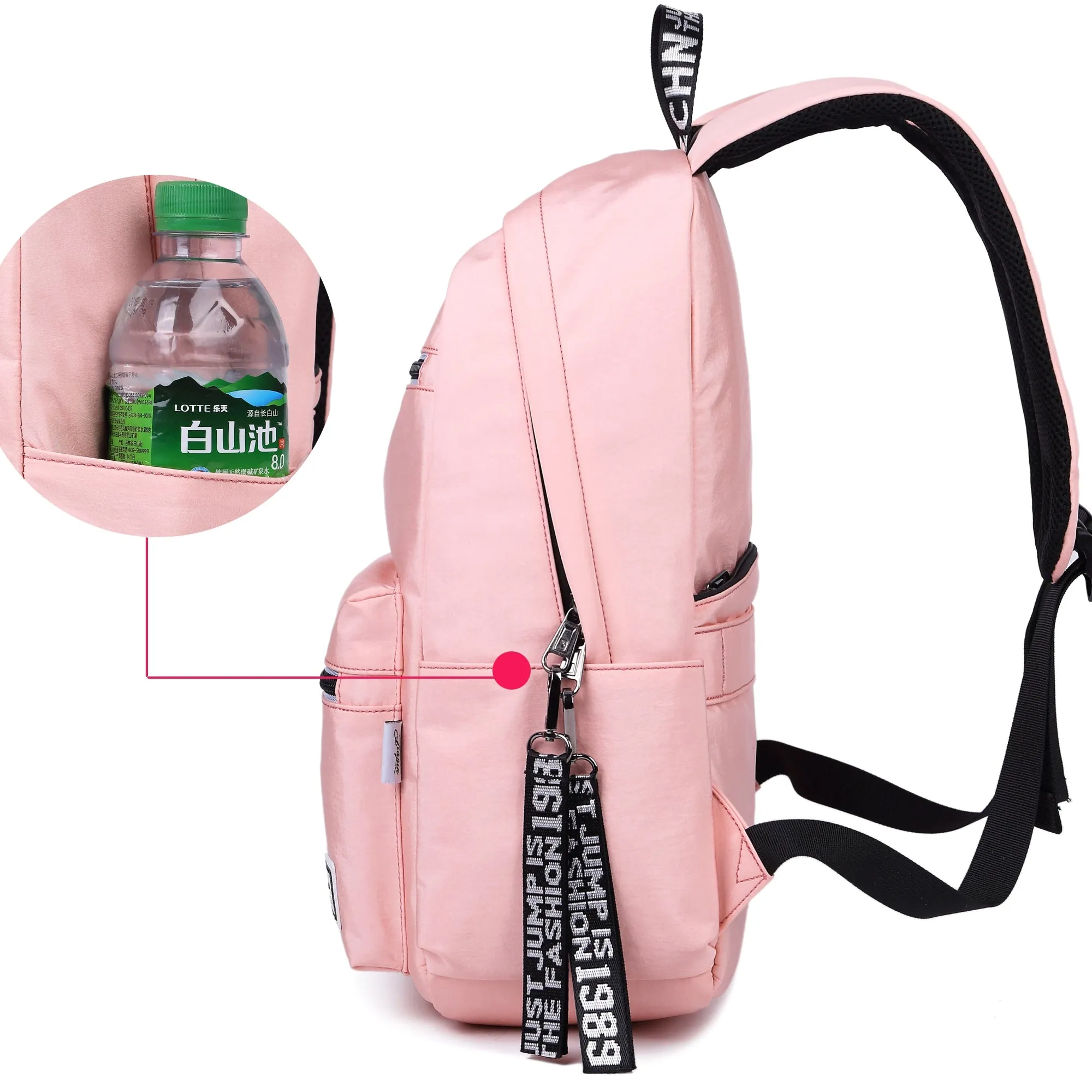 Backpack for Teens Oxford Waterproof Bookbag Casual Daypack