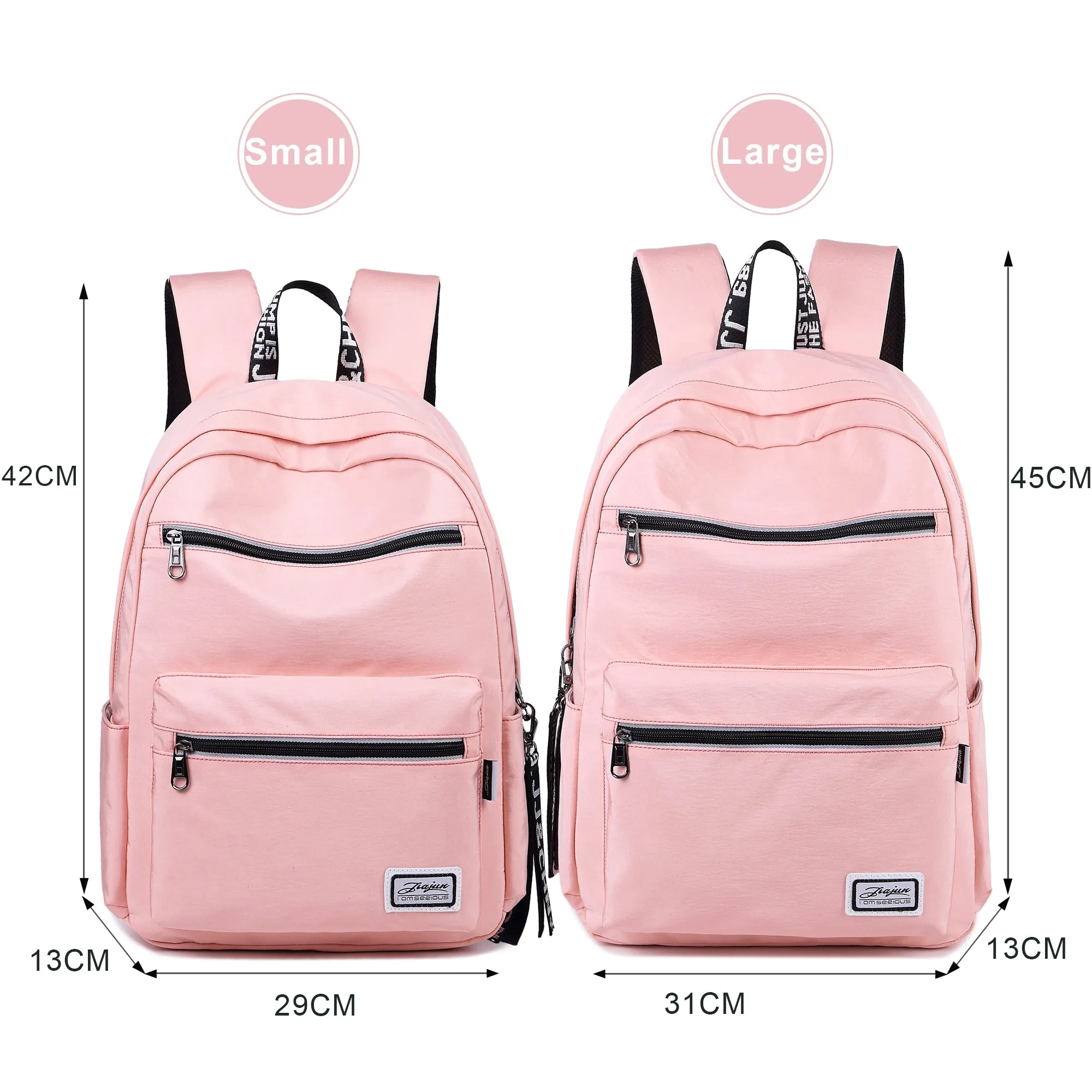 Backpack for Teens Oxford Waterproof Bookbag Casual Daypack