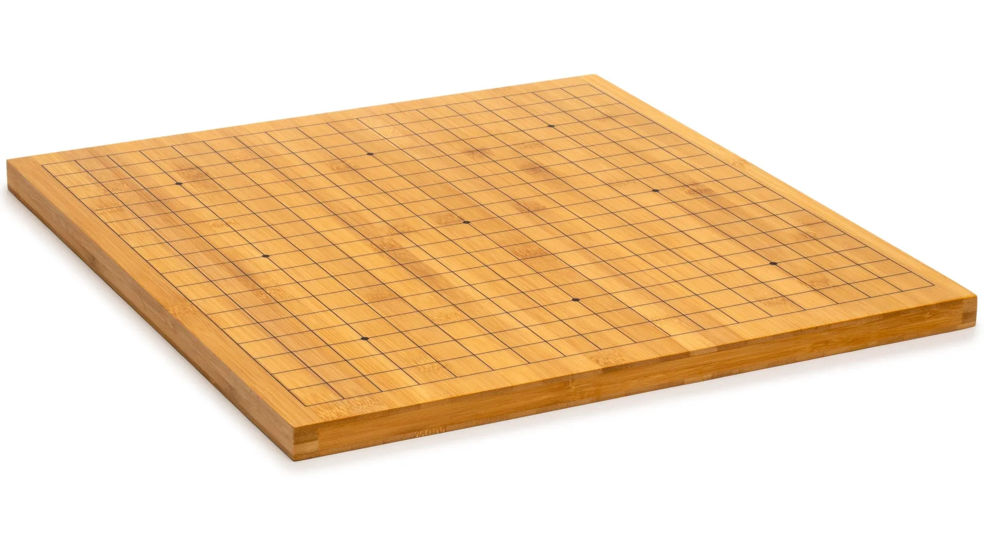 Bamboo 0.8-Inch Reversible 19x19 / 13x13 Go Game Board (Goban)