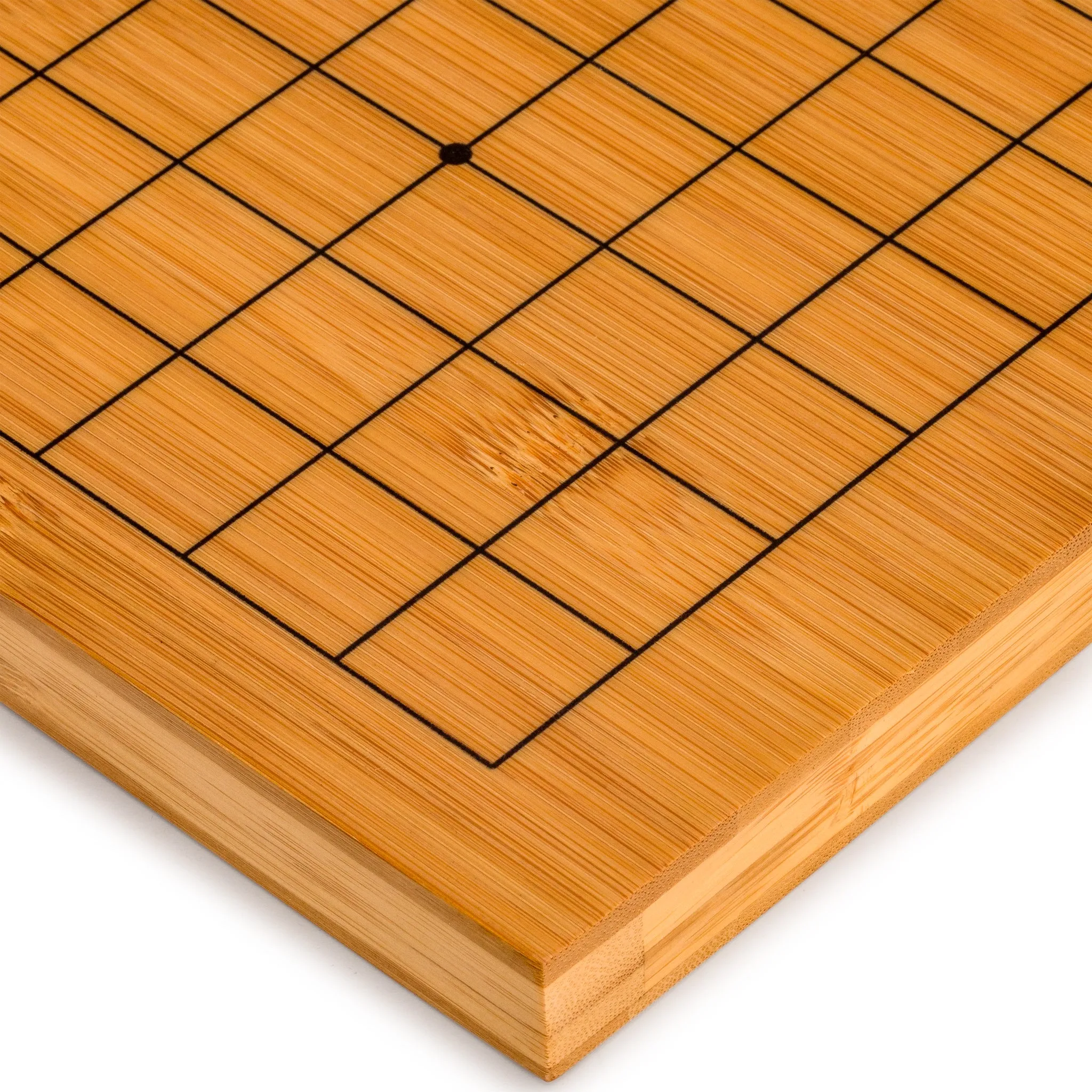 Bamboo 0.8-Inch Reversible 19x19 / 13x13 Go Game Board (Goban)