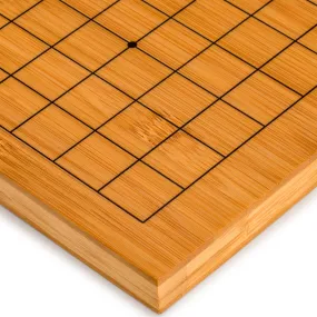 Bamboo 0.8-Inch Reversible 19x19 / 13x13 Go Game Board (Goban)