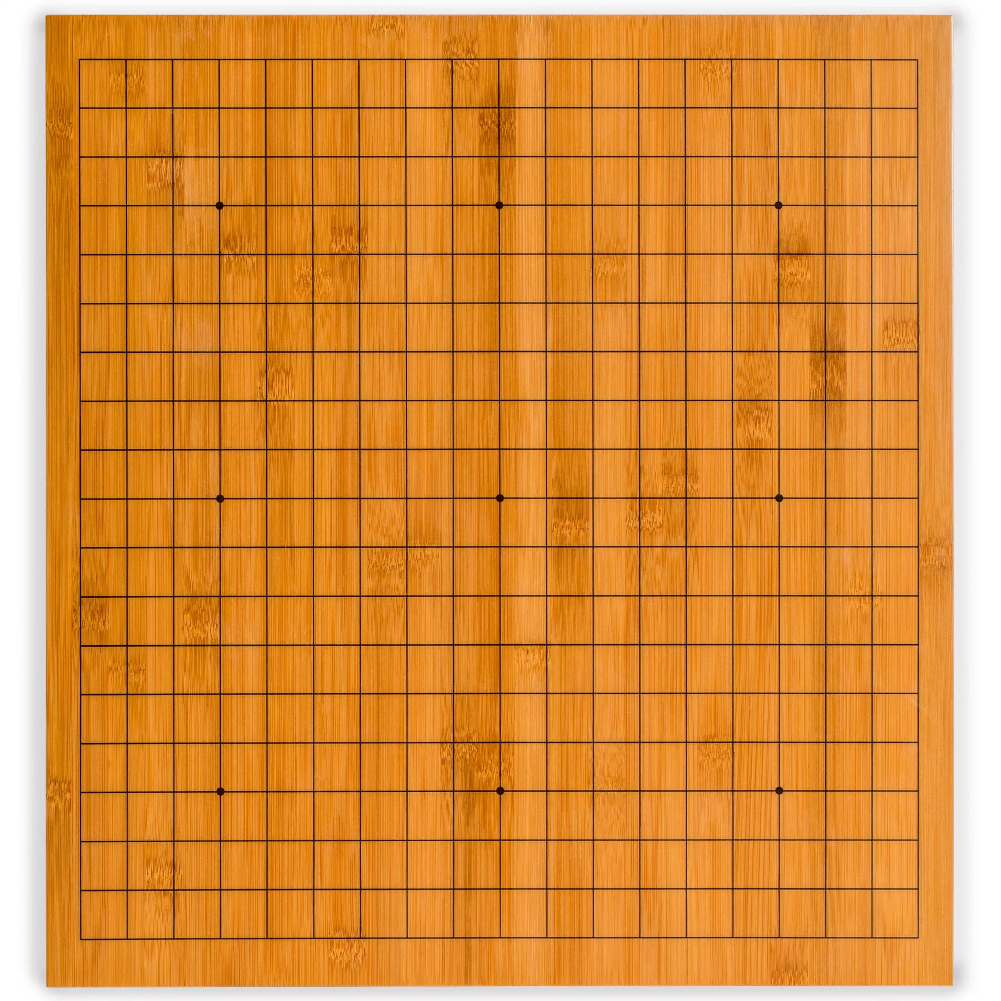 Bamboo 0.8-Inch Reversible 19x19 / 13x13 Go Game Board (Goban)
