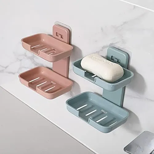 Bathing Soap Holder Dish – Lightweight, Non-Slip Soap Storage Plate with Case (15 x 10 x 5 cm)