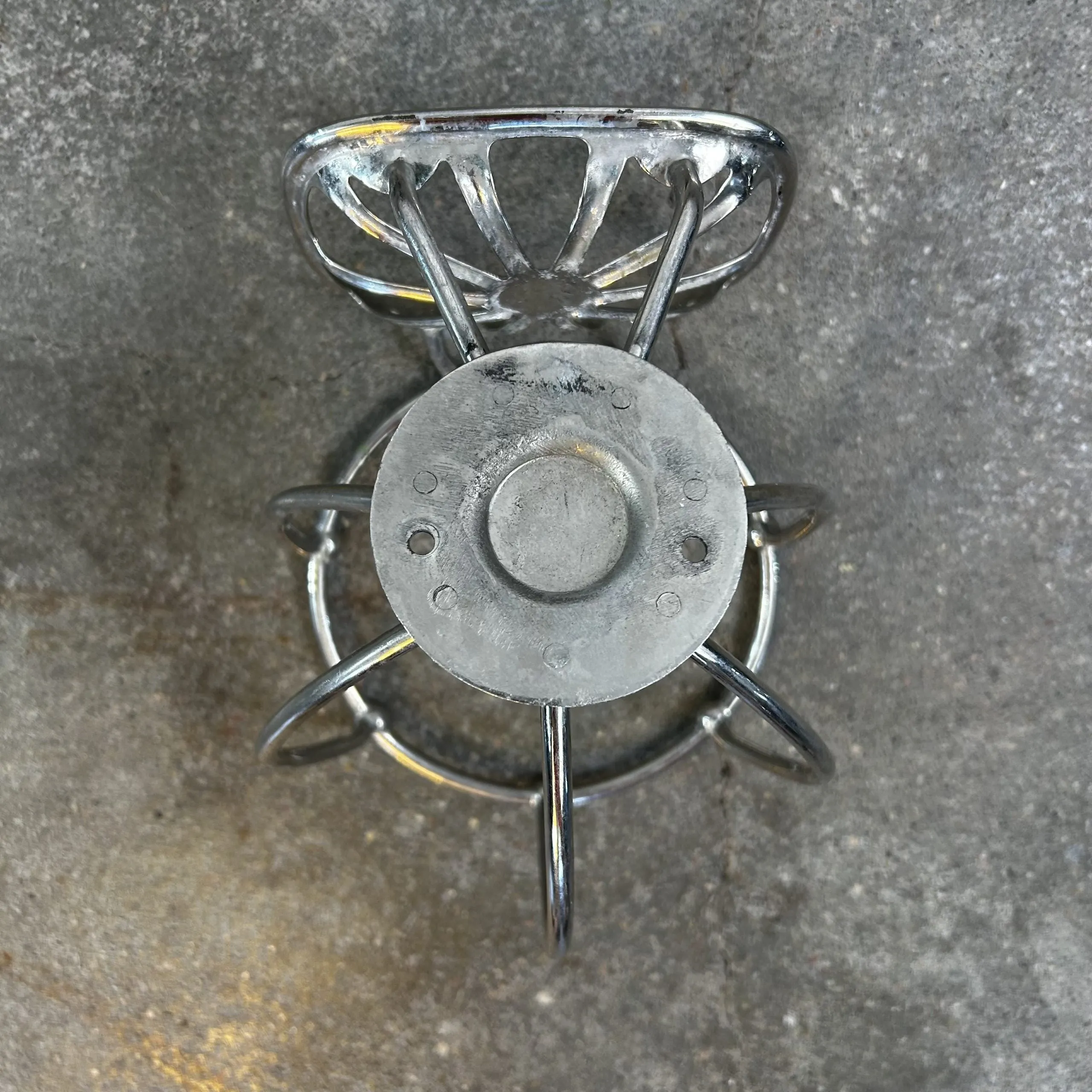 Bathroom Soap & Sponge Holder, Vintage, Nickel, Rare
