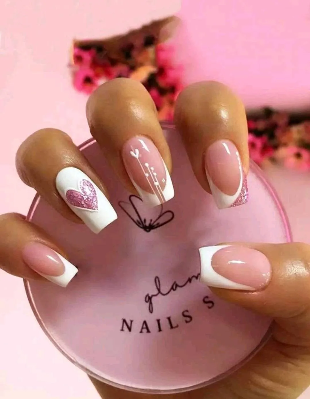 Beauty - Nails - pink heart
