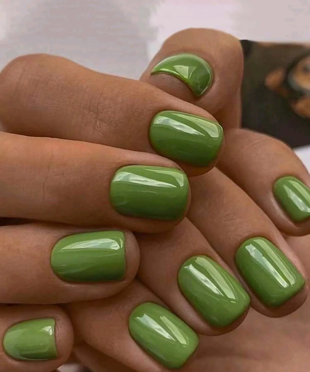 Beauty - Nails - short - bright green