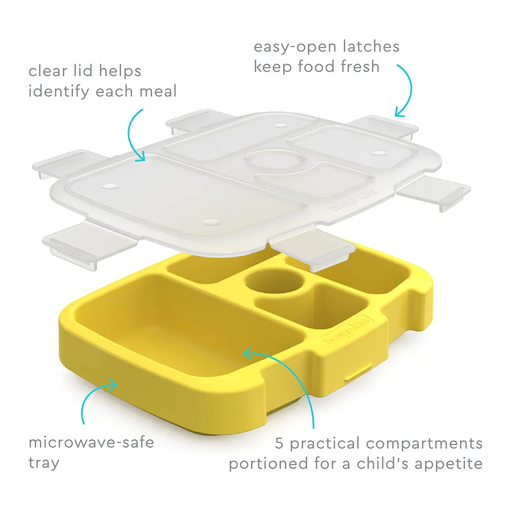 Bentgo Kids Prints Tray with Transparent Cover